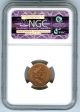 1999 Canada Cent Ngc Ms66 Rd Copper Plated Non Magnetic Zinc Top Grade Rare Coins: Canada photo 1
