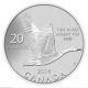 Canada 2014 $20 Canada Goose,  Fine.  9999 Silver Commemorative Coin,  No Tax Coins: Canada photo 2