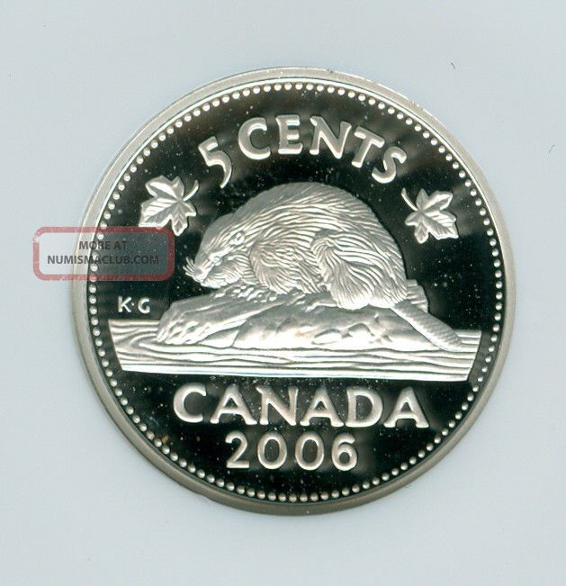 2006 Canada Silver 5 Cents Ngc Pr - 69 Ultra Heavy Cameo Coins: Canada photo