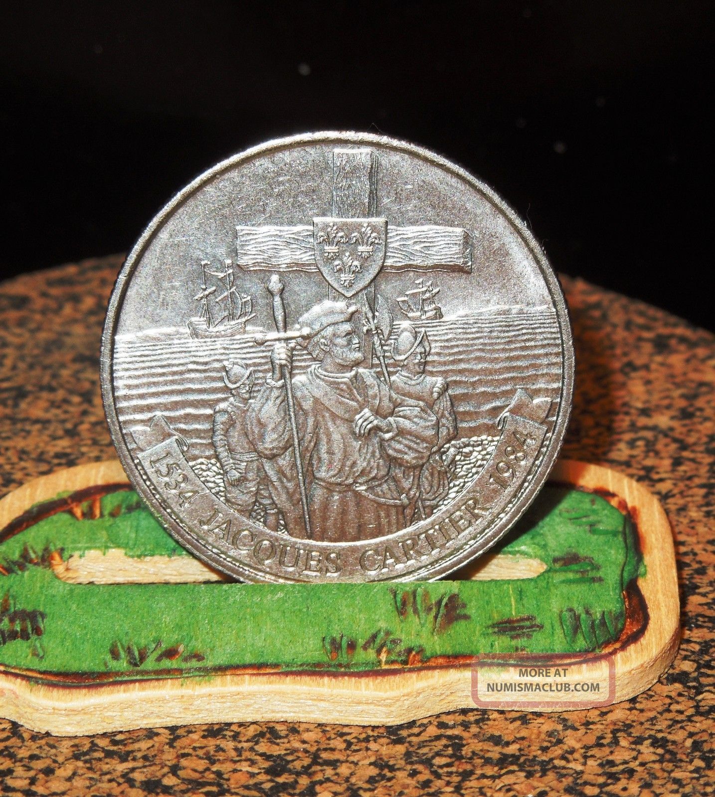 1984 Canada Jaques Cartier Dollar 1984 Canadian 1 Dollar Commemorative Coin 1984-canada-jaques-cartier-dollar-1984-canadian-1-dollar-commemorative-coin