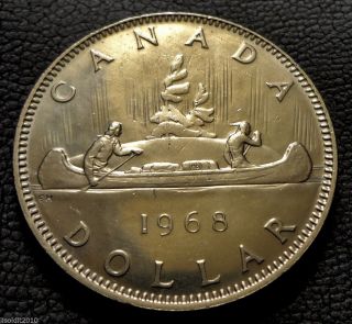 Canada,  Au 1968 One Dollar Voyogeur Proof - Like Luster Coin photo