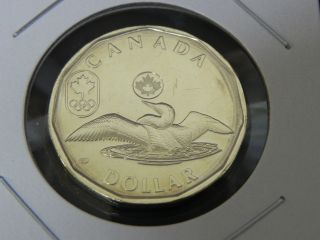 2014 Ms Unc Canadian Canada Olympic Lucky Loonie One $1 Dollar photo