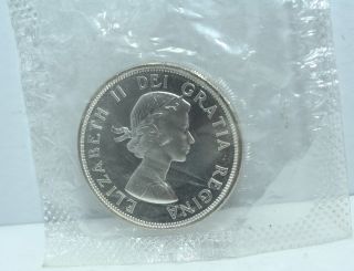 Canada Silver Dollar 1964 Proof Coin Charlottetown Quebec S&h photo