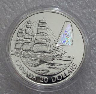 2002 Canada Silver 20 Dollars Transportation 