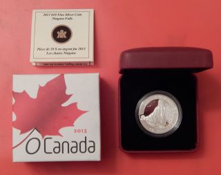 2013 Canada $10 Niagara Falls Fine Silver Coin 7th In O Canada Series photo