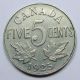 1925 Five Cents Vf - 30 Rare Date Low Mintage Vf - Ef Key Canada Nickel Coins: Canada photo 2