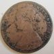 1862 Nova Scotia Large Cent Coin.  Key Date (victoria Reign Coin) (c199) Coins: Canada photo 1