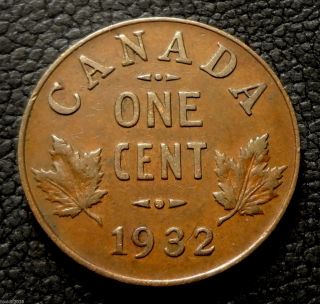Canada,  1932 1 Cent George V 