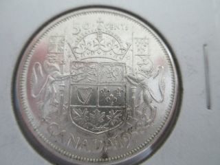 1958 Canada Fifty Cent Silver photo