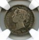 1870 Ngc Vg10 Canada 10c Ten Cent Narrow 0 Coins: Canada photo 1