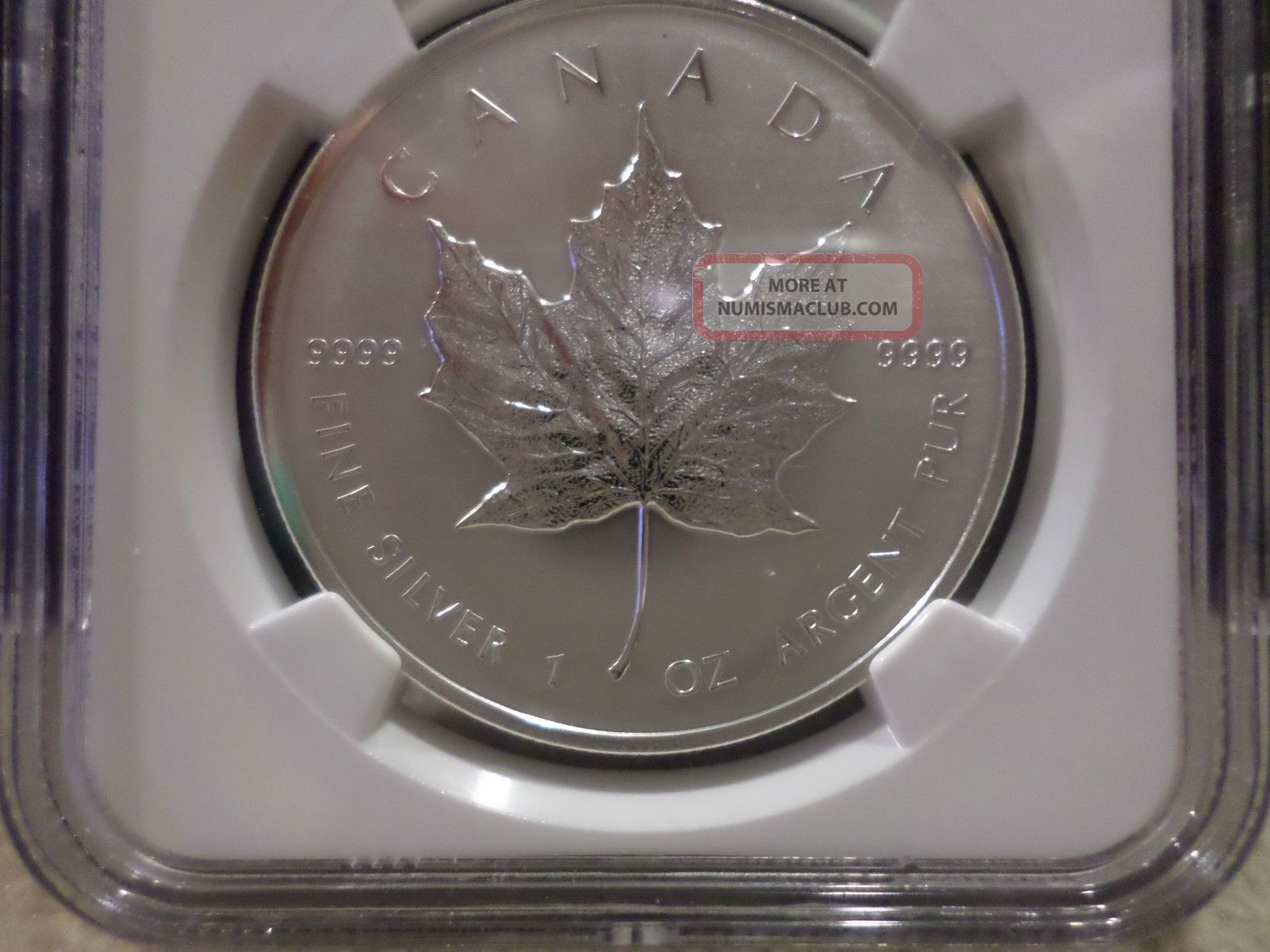2014 Canada Maple Leaf $5 Reverse Proof Early Releases Pf70