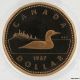 1987 Canada Proof Dollar Coin - Commemorative Common Loon Canadian Coins: Canada photo 1