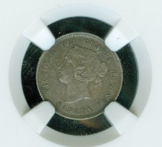 1896 Canada 5 Cents Ngc Xf45 Pq Detail photo