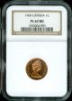 1969 Canada Cent Ngc Pl67 Red Cameo 2nd Finest Graded Coins: Canada photo 1