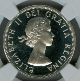 1964 Canada 50 Cents Ngc Pl65 Ultra Deep Heavy Cameo photo