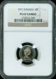 1971 Canada 10 Cents Ngc Pl67 Heavy Cameo Solo Finest Graded Coins: Canada photo 1