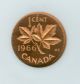 1966 Canada Cent Ngc Pl66 Red Ultra Heavy Cameo Coins: Canada photo 2