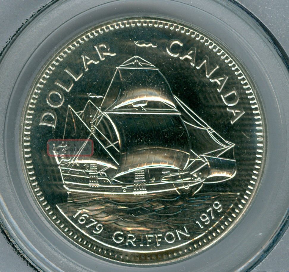 1979 Canada $1 Silver Dollar Griffon