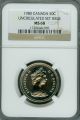 1980 Canada 50 Cents Ngc Ms68 Solo Finest Graded Very Rare Coins: Canada photo 1