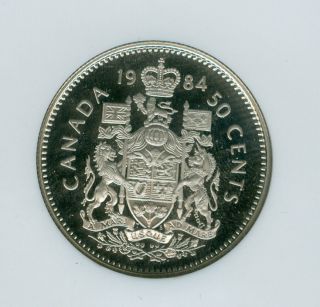 1984 Canada 50 Cents Ngc Pr69 Ultra Heavy Deep Cameo photo