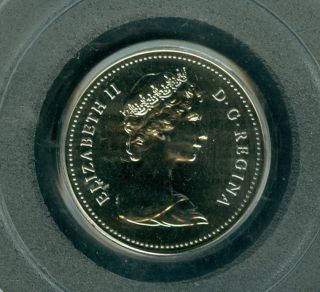 1986 Canada 5 Cents Pcgs Pl - 68 Finest Graded Rare photo