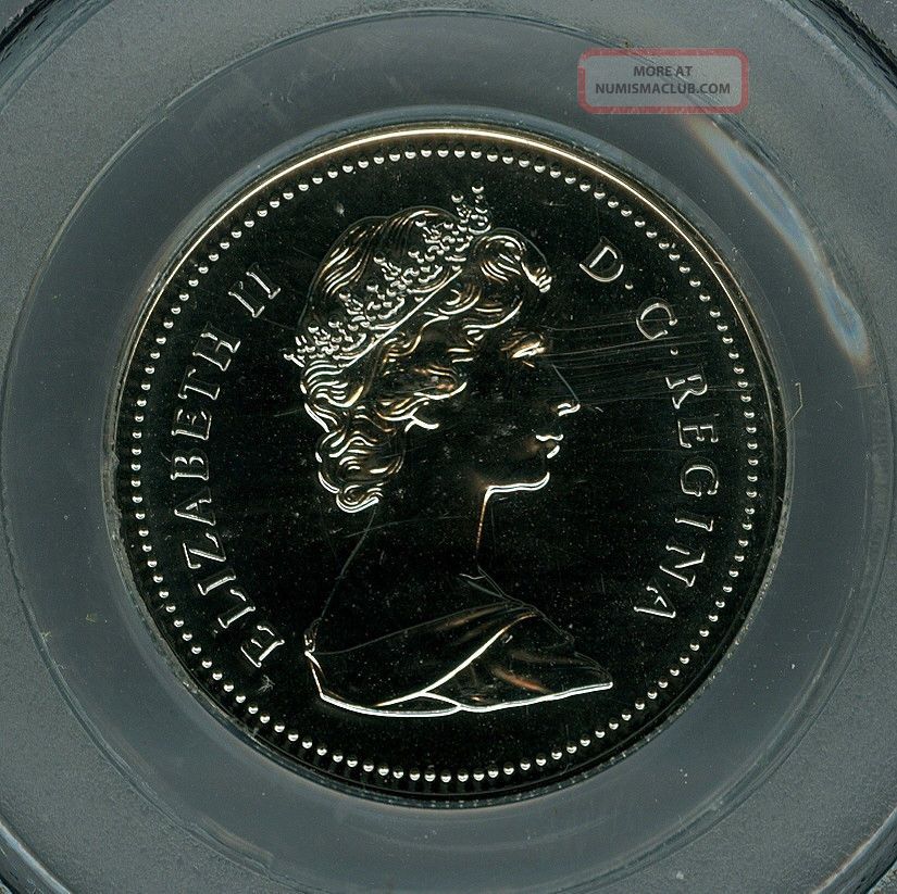 1986 Canada 50 Cents Pcgs Pl - 69 Solo Finest Graded Very Rare Coins: Canada photo