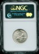 1958 Canada 25 Cents Ngc Ms - 65 Blast White. Coins: Canada photo 3