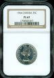 1964 Canada 25 Cents Ngc Pl - 67 2nd Finest Graded. Coins: Canada photo 1