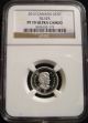 2012 Canada 1c Silver Cent Ngc Pf70 Uc W/gold Leaf First Last Farewell Penny Coins: Canada photo 1