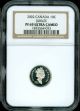 2002 Canada Silver Jubilee 10 Cents Ngc Pr69 Ultra Heavy Cameo Finest Graded. Coins: Canada photo 1