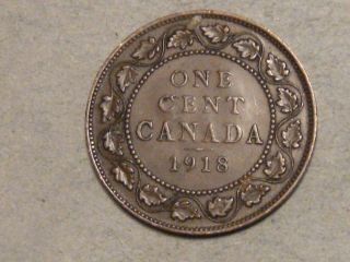 1918 Canadian Large Cent 8085 photo