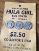 Extremely Collectible And Uncirculated 1951 Hula Girl Hawaiian Bus Token Coins: Canada photo 6