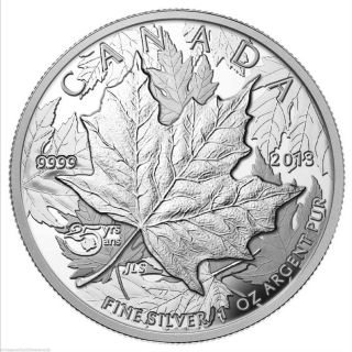 Canada 2013 Piedfort 25th Anniversary Of Silver Maple Leaf,  99.  99 Silver,  No Tax photo