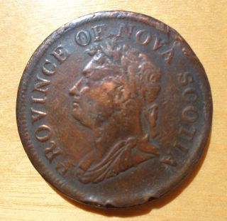 1832 Nova Scotia One Penny Token photo