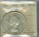 1958 Canada Silver Dollar Tottam Pole Mid Grade State Grade. Coins: Canada photo 2