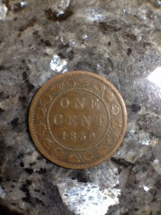 17 Canada One Cent All 1800s photo
