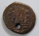 Coin Byzantium Follis Copper Justinian I.  Constantinople 551 - 52 Ad 240 - 43 Coins: Ancient photo 2