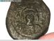 2rooks Byzantine Ancient Coin Emperor Maurice Tiberius? Half Follis ' K ' Coin Coins: Ancient photo 1
