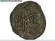 2rooks Byzantine Ancient Coin Emperor Maurice Tiberius? Half Follis ' K ' Coin Coins: Ancient photo 7