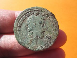 Ancient Absolutely Authentic Marcus Aurelius 169ad Sestertius Bronze Coin photo