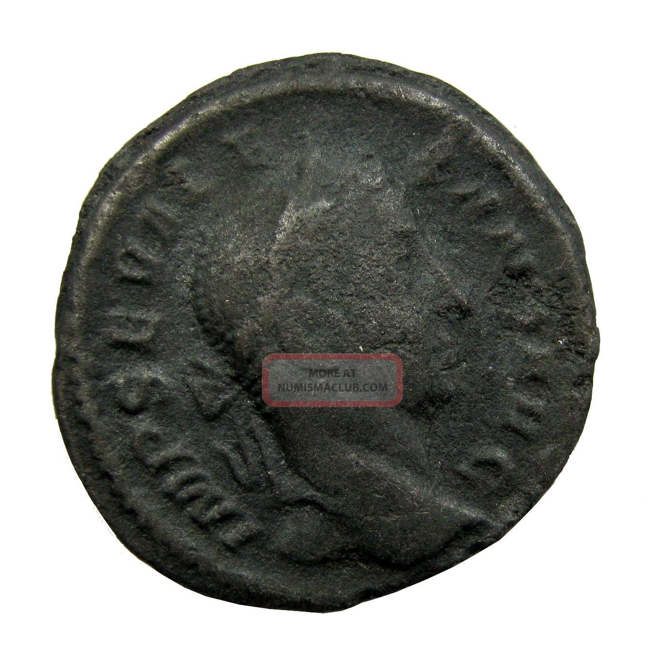 Severus Alexander 222 - 235 Ae Denarius 2. 75g/19mm M - 779