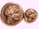 2rooks Greek Greece Attica Athens Tetradrachm & Drachm Athena/owl Olive Spray Coins: Ancient photo 2