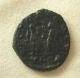 Ancient Rome Valentinian Ii Ae4 Victory Olive Brown Patina Vf Rare Coins: Ancient photo 3