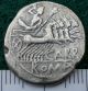 Silver Republican Denarius,  Circa 300 - 27 Bc.  Rome,  Portrait To Identify,  Vf Coins: Ancient photo 1