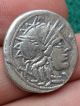 Silver Republican Denarius,  Circa 300 - 27 Bc.  Rome,  Portrait To Identify,  Vf Coins: Ancient photo 3