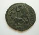Ancient Rome Ae3 Constantius Ii.  Fallen Horseman Thessalonica Patina S40 Coins: Ancient photo 1
