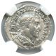 Ad 235 - 238 Maximinus I Ar Denarius Ngc Xf (roman Empire) Coins: Ancient photo 2