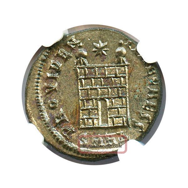 Ad 337 - 361 Ae3 Constantius Ii (bi Nummus) Ngc Ms (ancient Roman)