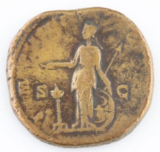 Ancient Rome Fine Coin 179 - Ad Brass Sestertius photo