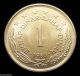 Yugoslavia 1980 1 Dinar State Emblem Cartwheel Luster Coin Europe photo 1